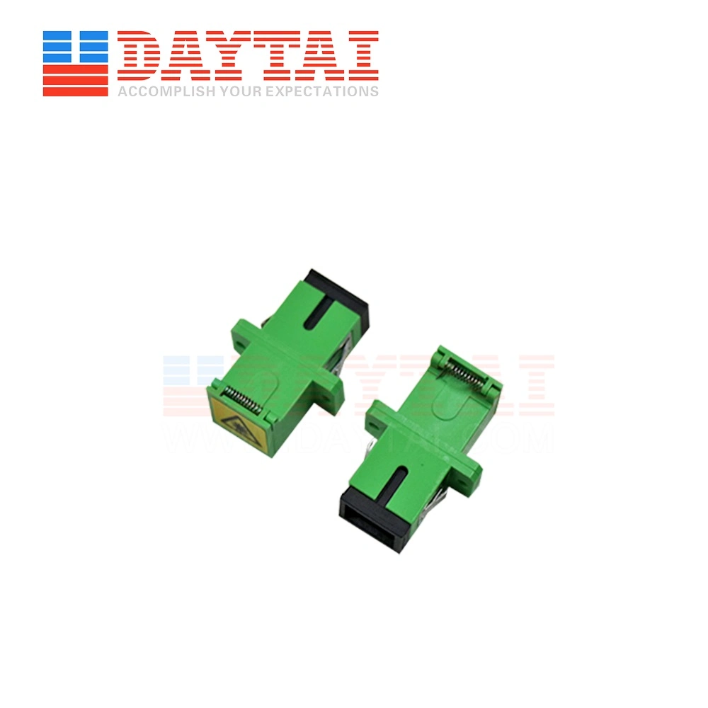 Avoid Laser Sc/APC to Sc/APC Plastic Sm Simplex Fiber Optic Adapter