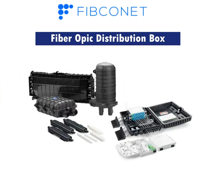 FTTH 12 Core Mini ABS/PC Fiber Optic Termination Box Fiber Optical Breakout Box