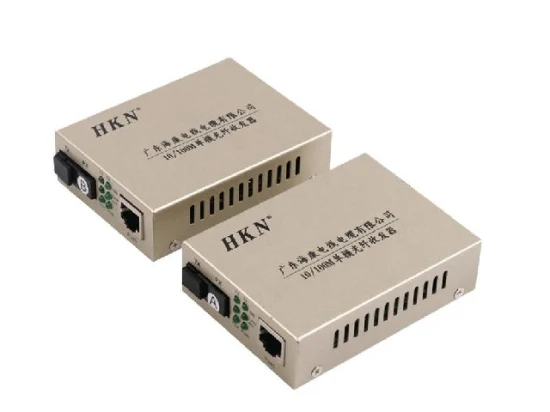 Ethernet-Netzwerk 10/100 m Singlemode-RJ45-Port-Glasfaser-Medienkonverter