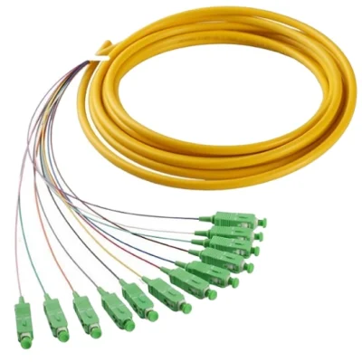 FTTH-Abzweigkabel, Glasfaser-Pigtail, Sc-APC-Singlemode, vorkonfektioniert, G652D, G657A, Glasfaser-Pigtail, 1 m Länge, Sc APC G657A1, 0,9 mm