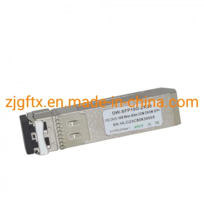 Glasfaser C20~C61 80 km Ddm 10 g DWDM SFP+ Glasfaser-Transceiver